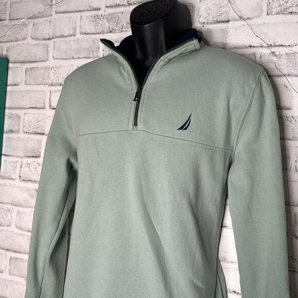 Nautica Half Zip Pullover Sweatshirt Size Small - Picture 3 of 6